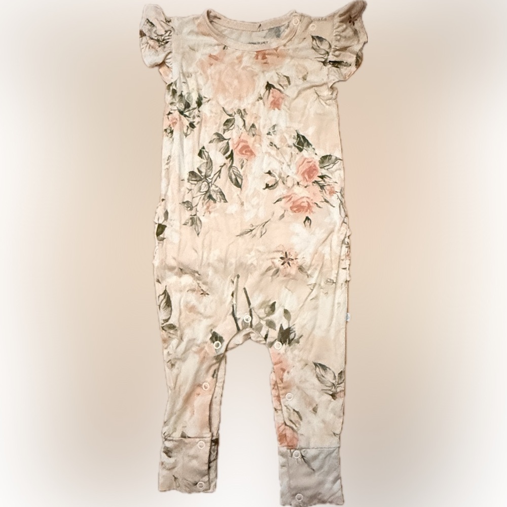 Posh Peanut Floral Romper